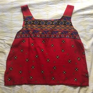 Vintage red tank top